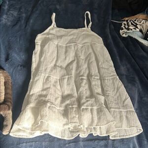 White Tiered Sundress
